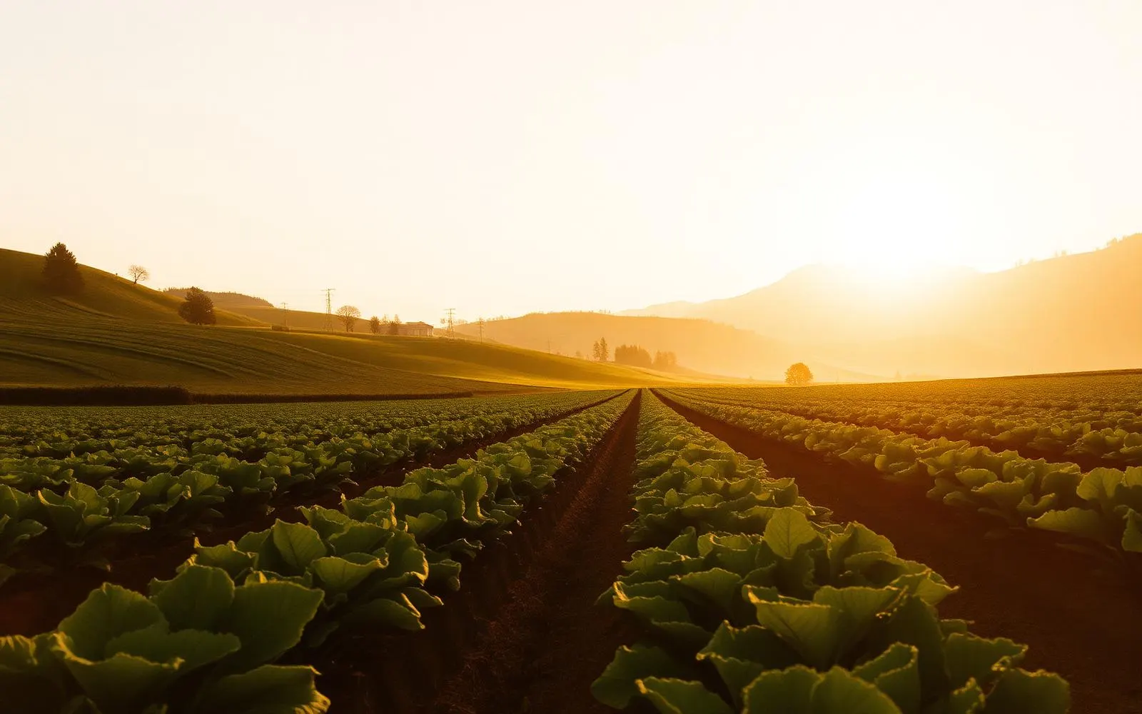 Campo de tabaco suizo en verano con plantas floreciendo